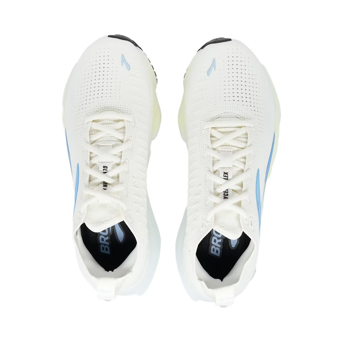 Brooks Glycerin Flex Mens (White/Cyber Yellow/Nightlife)