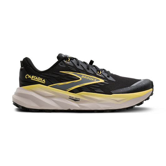 BROOKS CASCADIA 19 Mens (Black Yellow)