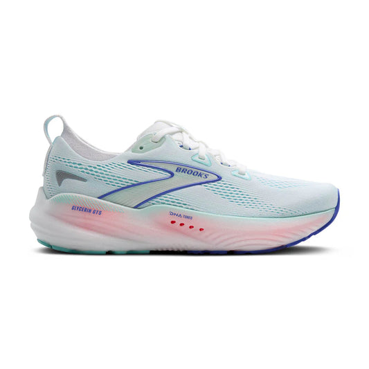 BROOKS GLYCERIN GTS 22 (White/Limpet Blue)