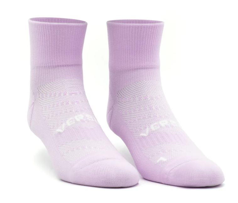 VERSUS Purple Running Quarter Socks