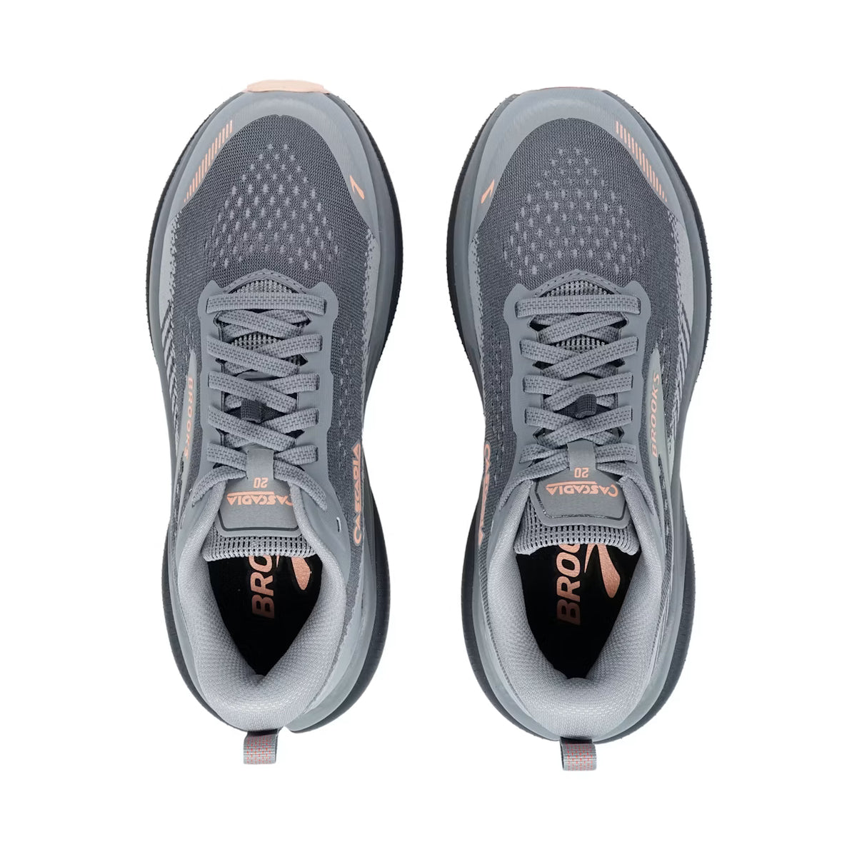 Brooks Cascadia 20 Womens (Grey/Grey/Peach)