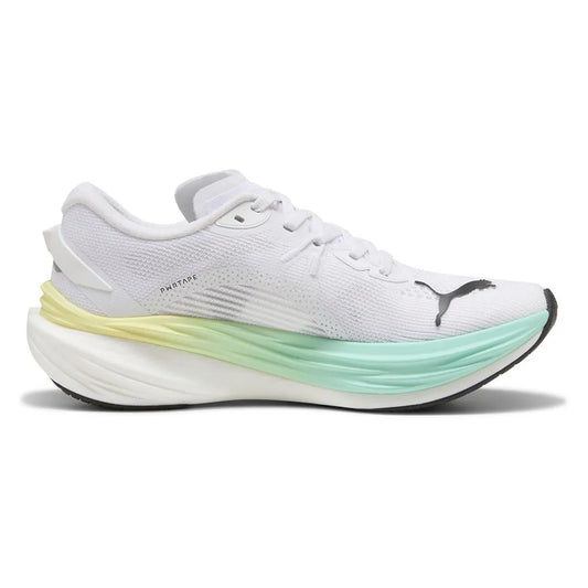 PUMA DEVIATE NITRO 3 Womens (White/Mint Melt)