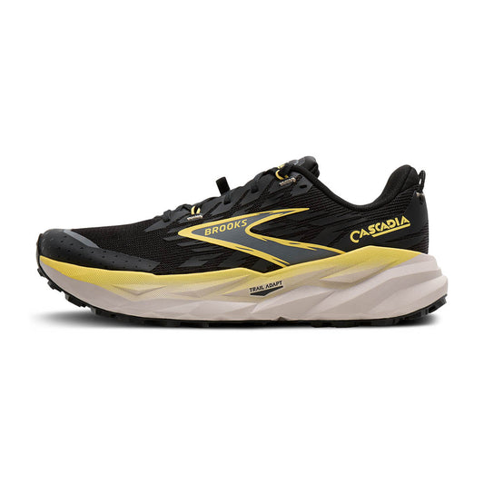 BROOKS CASCADIA 19 Mens (Black Yellow)
