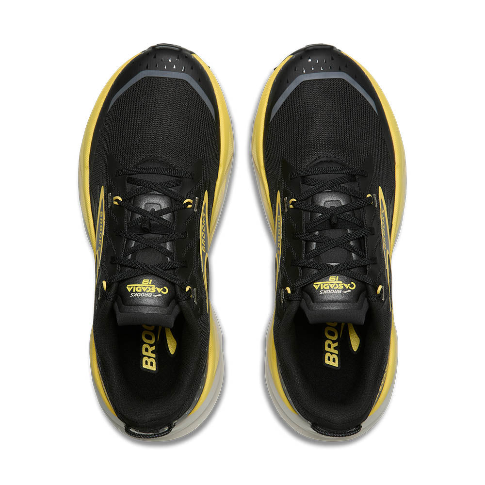 BROOKS CASCADIA 19 Mens (Black Yellow)
