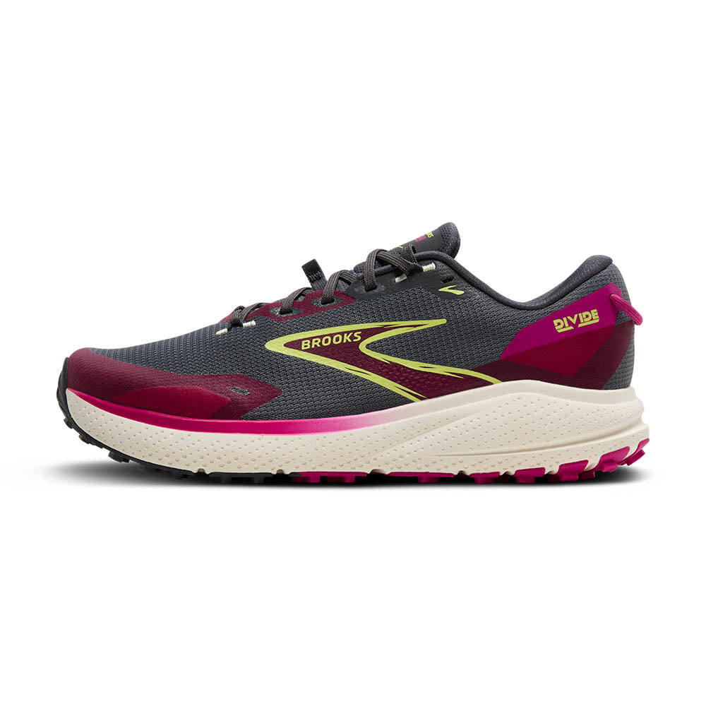 BROOKS DIVIDE 6 Womens (Ebony Fuchsia)