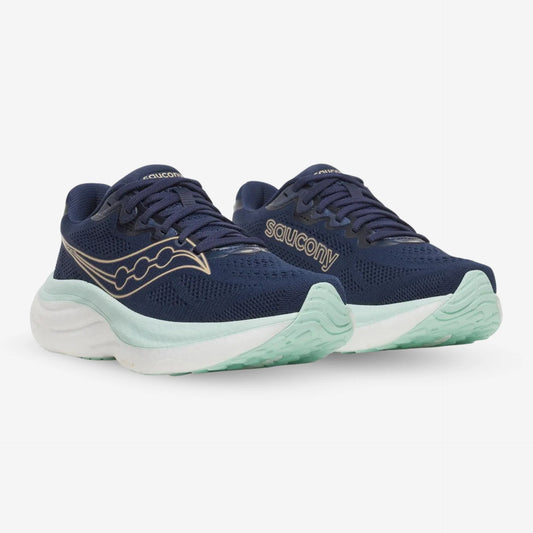 SAUCONY Ride 19 Womens (Navy/Aqua)