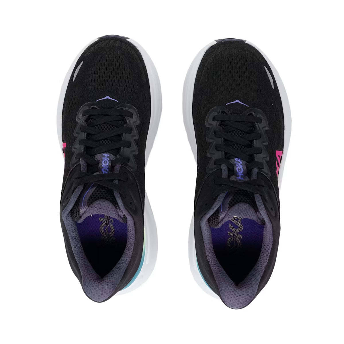 Hoka Bondi 8 Womens (Black / Neon Dragonfruit)