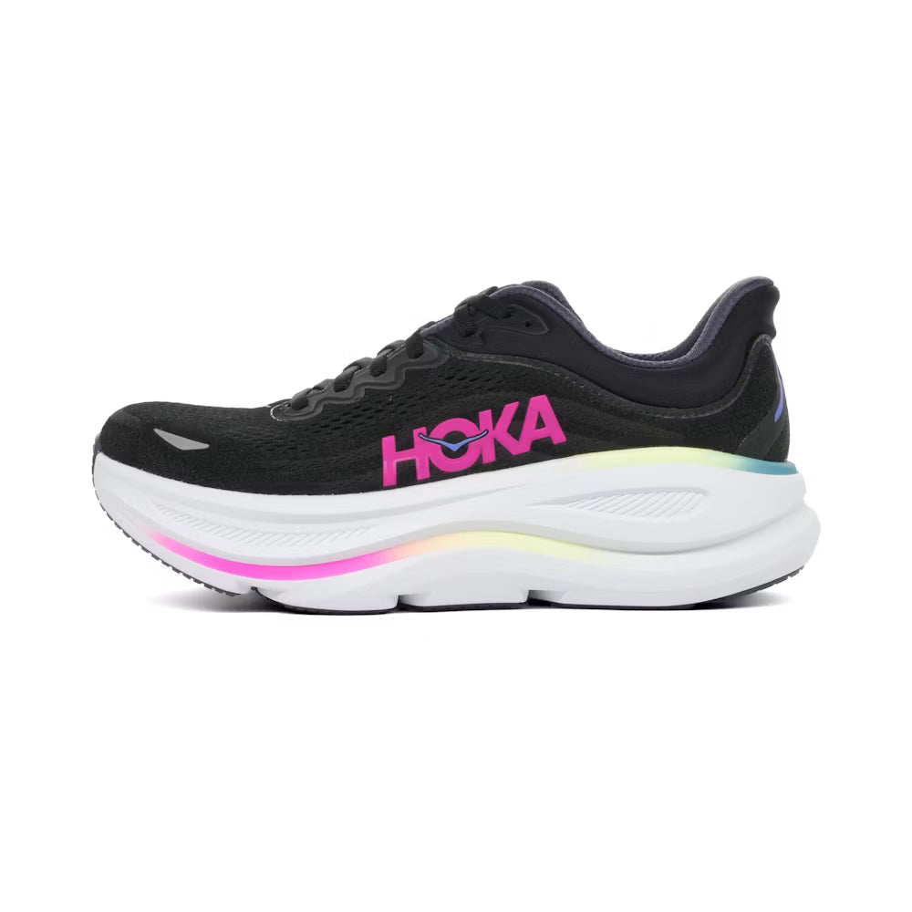 Hoka Bondi 8 Womens (Black / Neon Dragonfruit)