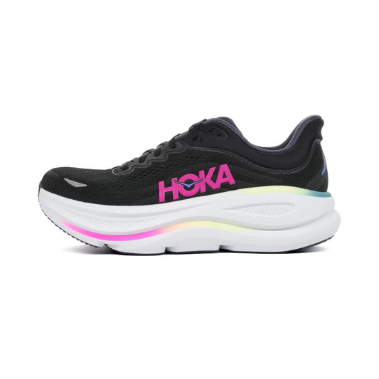 Hoka Bondi 9 Womens (Black/Neon Dragonfruit)