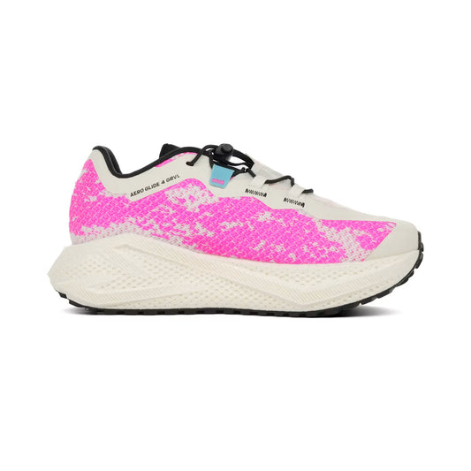 SALOMON Aero Glide 4 GRVL Womens (Vanilla Ice/Knockout Pink/Black)