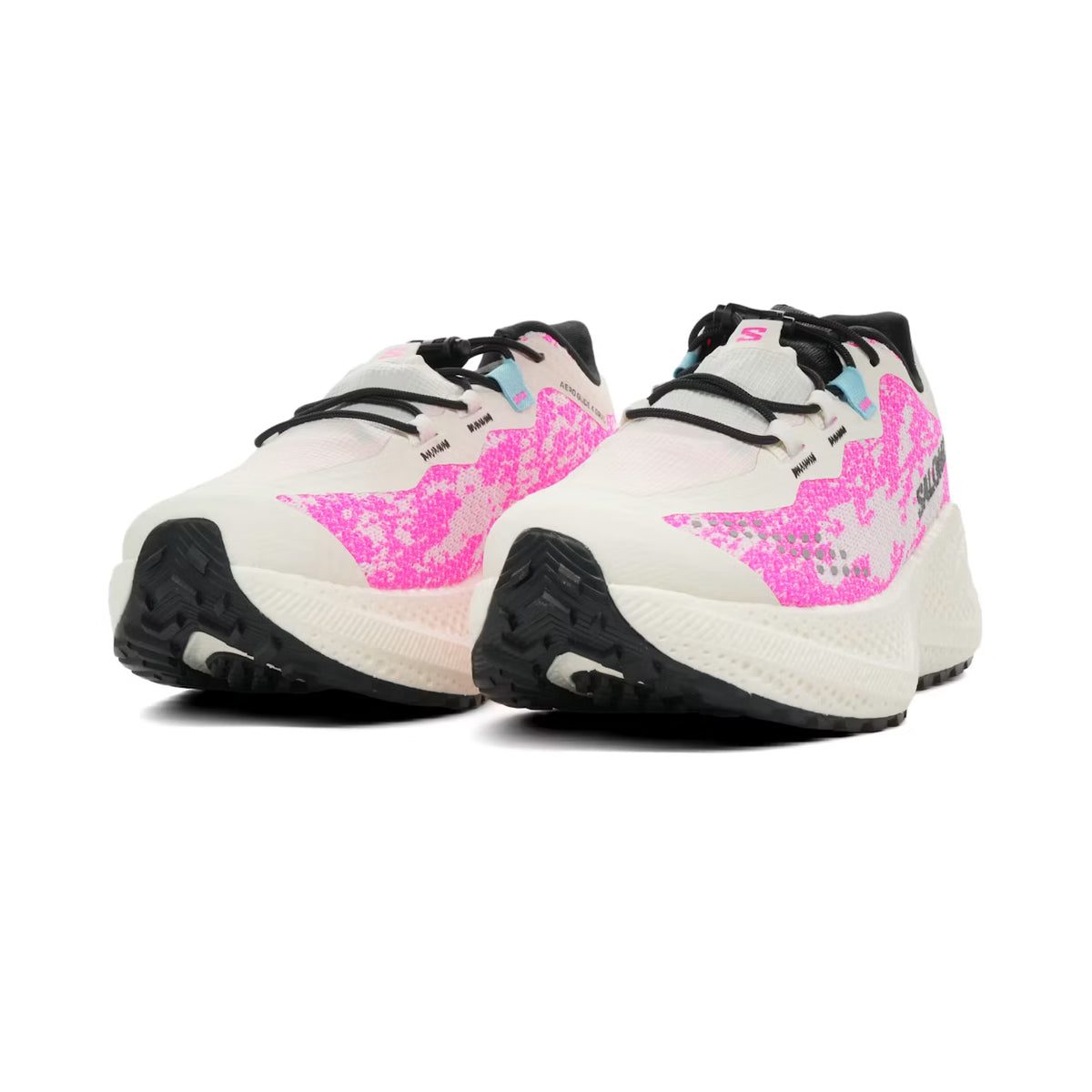 SALOMON Aero Glide 4 GRVL Womens (Vanilla Ice/Knockout Pink/Black)