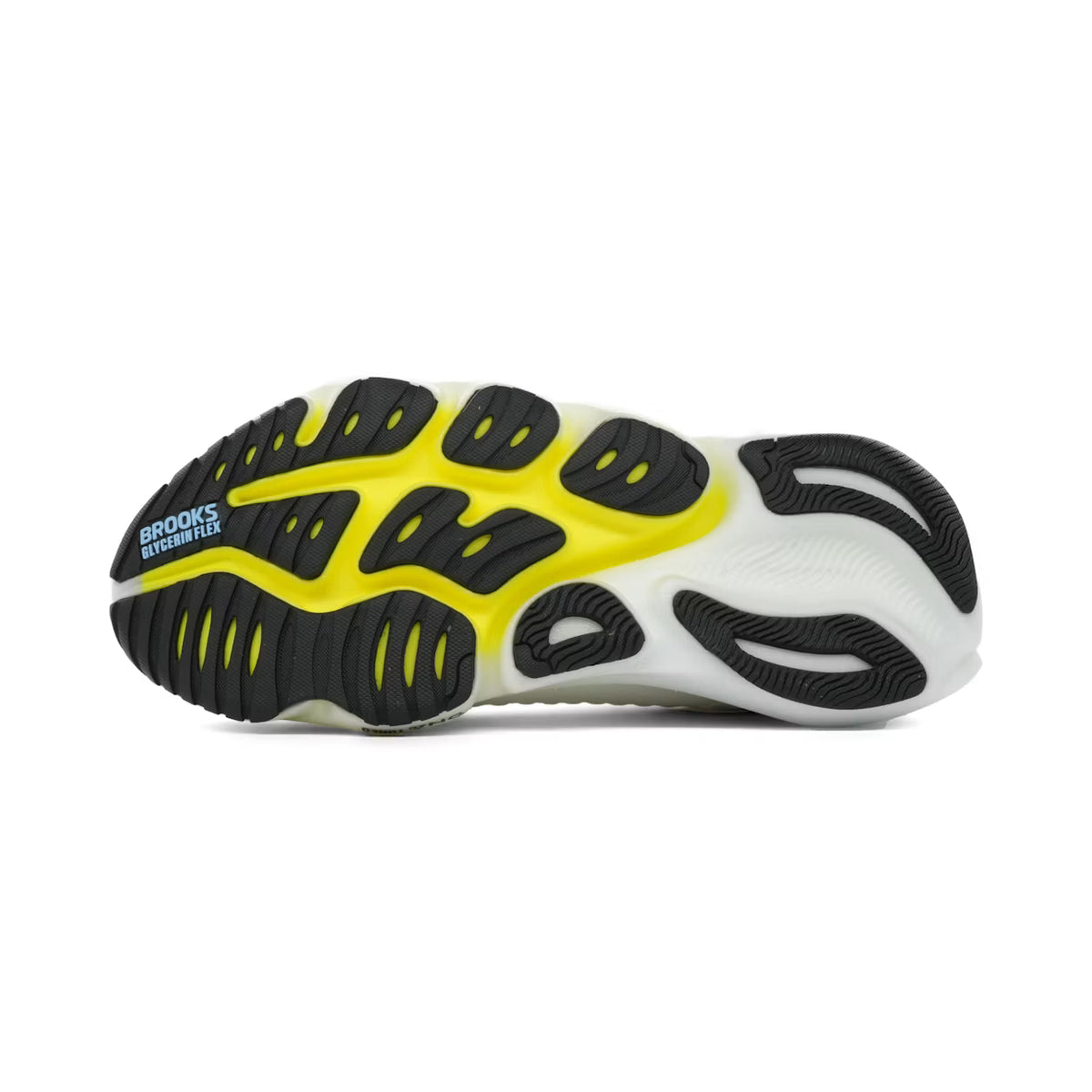 Brooks Glycerin Flex Mens (White/Cyber Yellow/Nightlife)