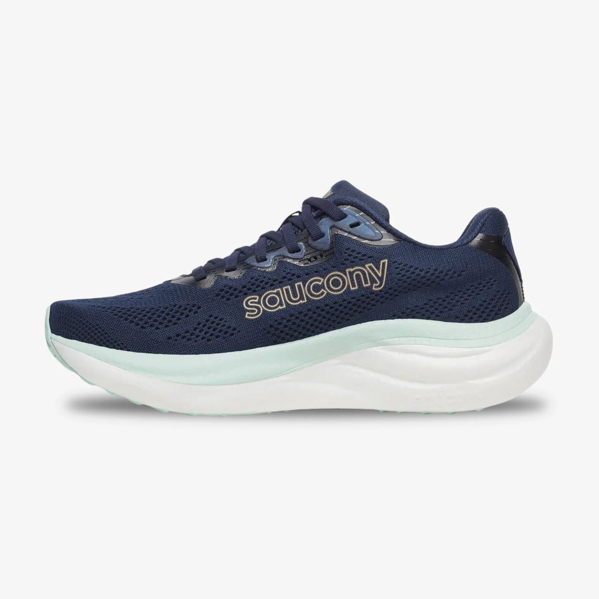 SAUCONY Ride 19 Womens (Navy/Aqua) - STRIDE HAUS