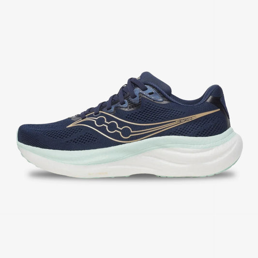 SAUCONY Ride 19 Womens (Navy/Aqua)