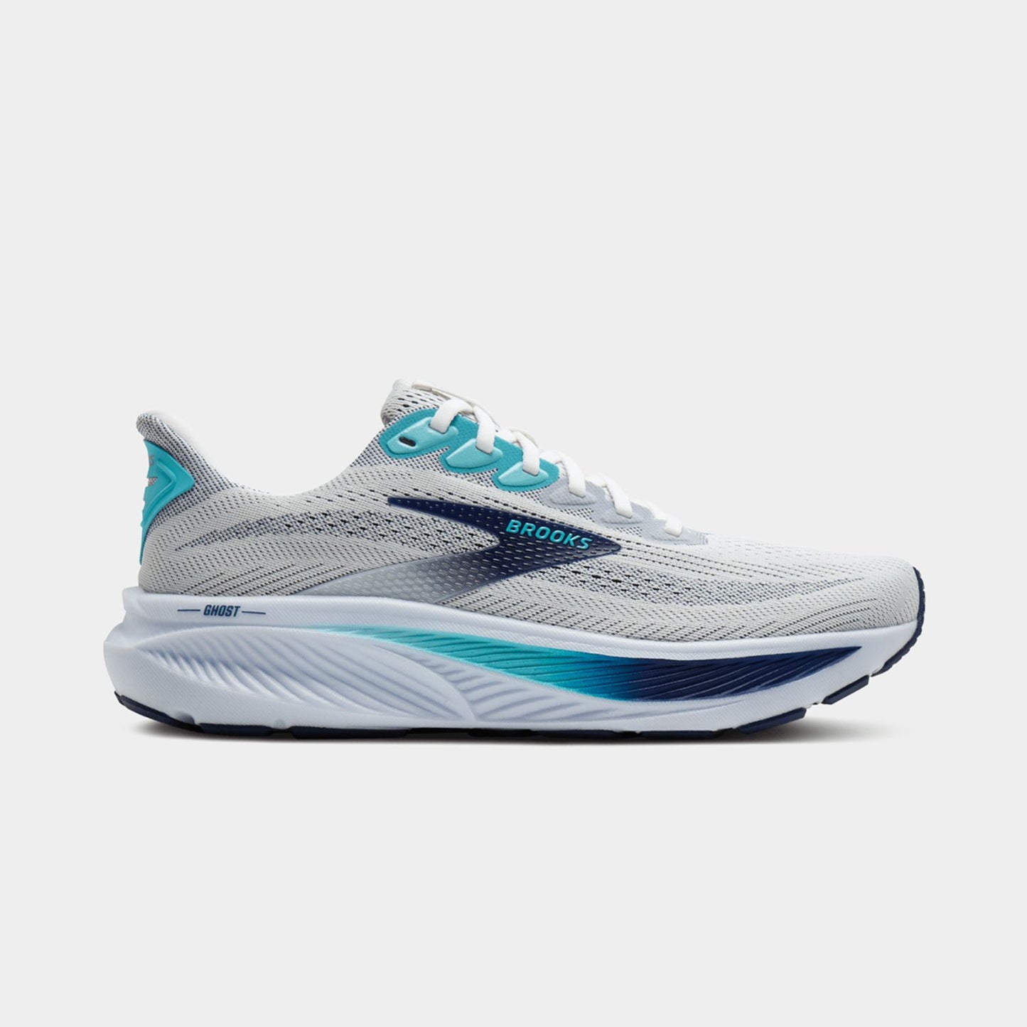 BROOKS GHOST 17 Mens (White/Blue)
