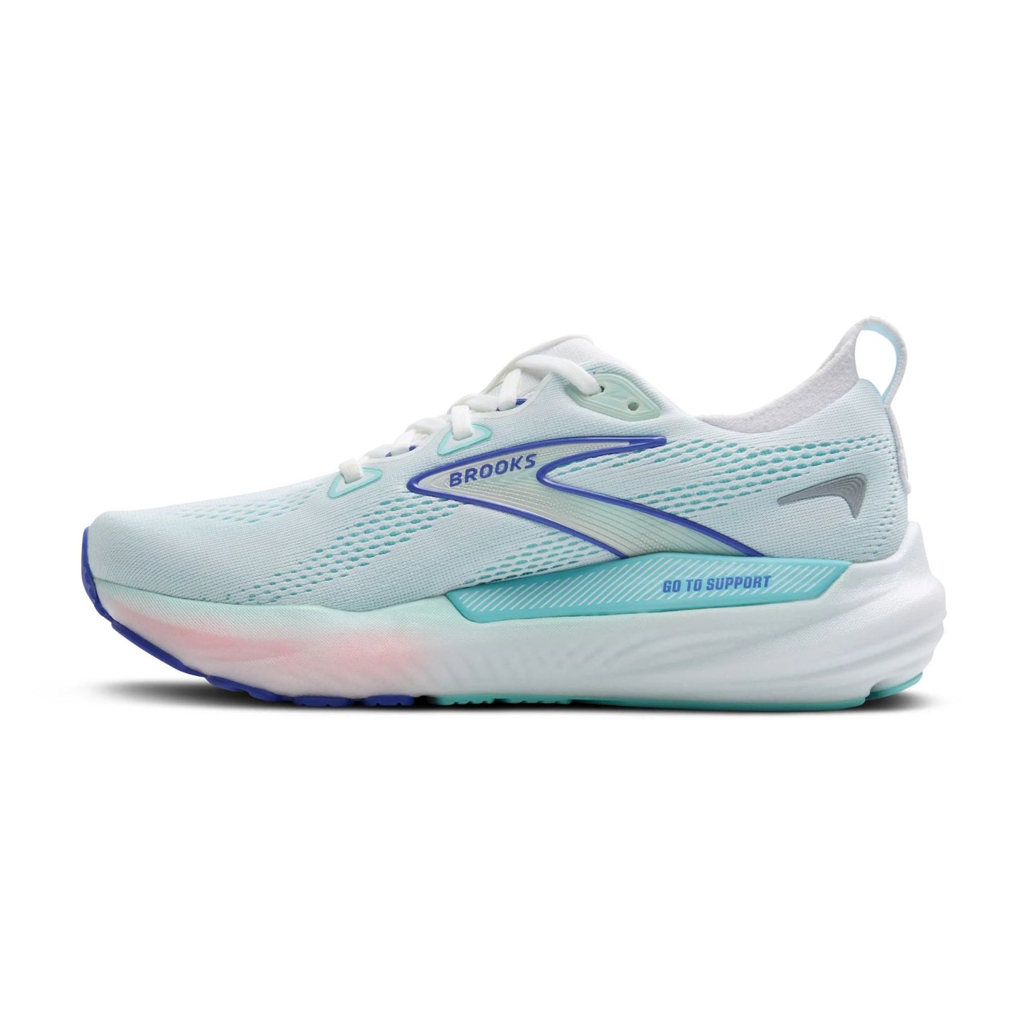 BROOKS GLYCERIN GTS 22 (White/Limpet Blue)