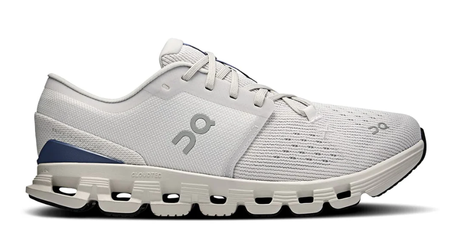 White running shoe with visible brand logo on a white background
