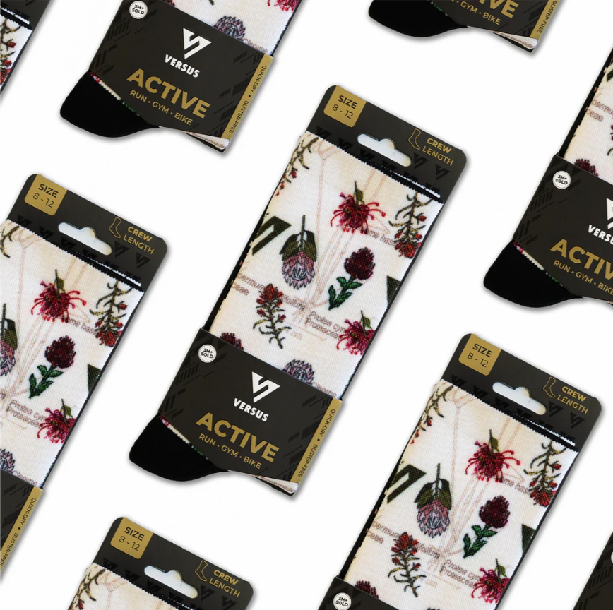 VERSUS Protea Active Crew Socks