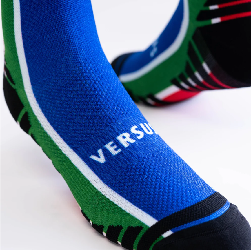 VERSUS South African Flag Active Crew Socks