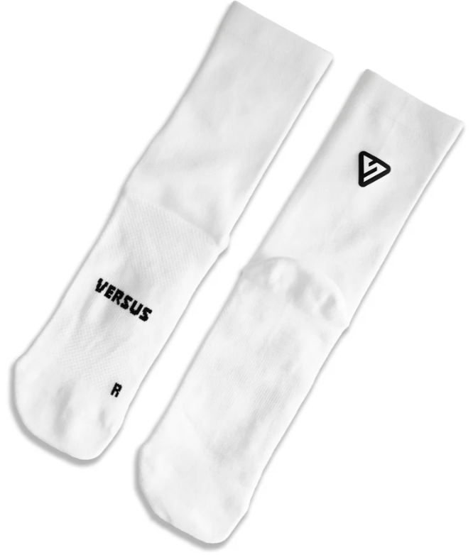 VERSUS Classic White Active Crew Socks