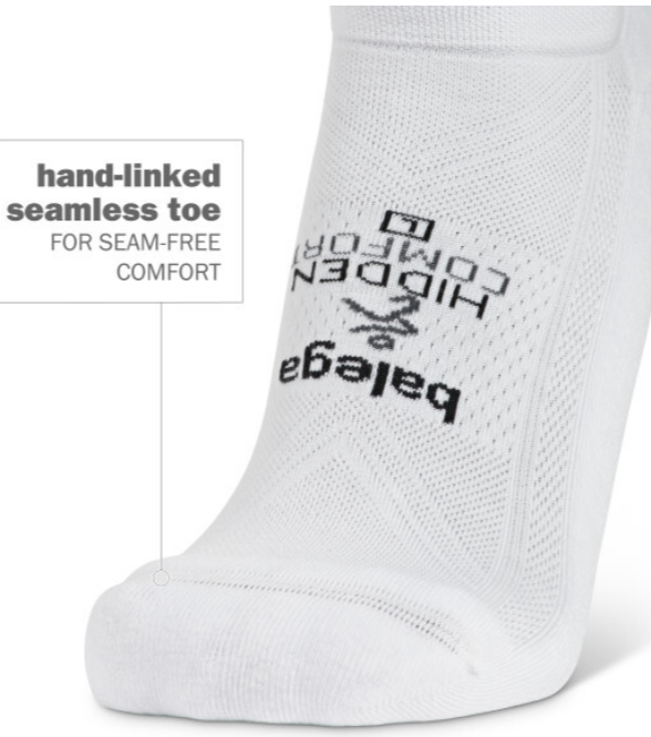 Balega Hidden Comfort White Ankle Socks