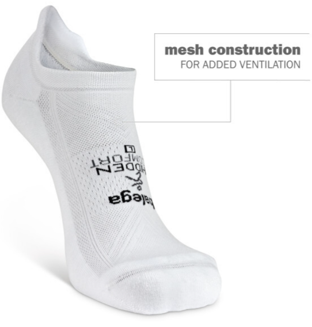 Balega Hidden Comfort White Ankle Socks