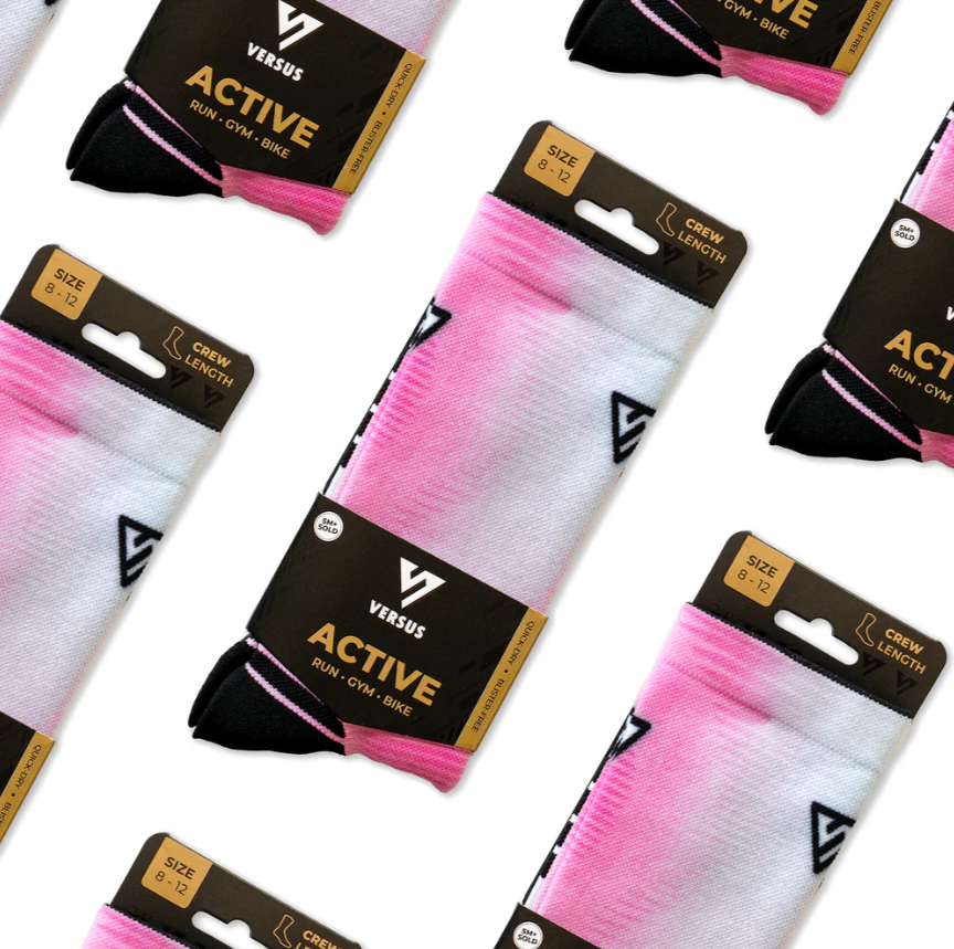VERSUS Max Speed Active Crew Socks