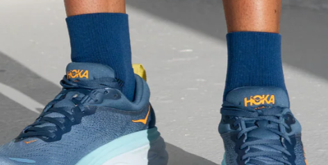 VERSUS Space Blue Running Quarter Socks