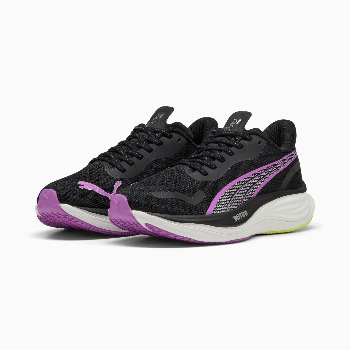 PUMA Velocity Nitro 3 Womens (Black/Pure Magenta)