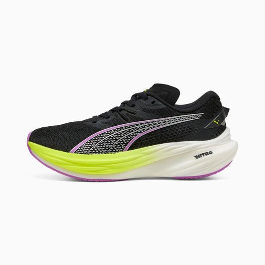 PUMA DEVIATE NITRO 3 Womens (Black/Yellow Alert)