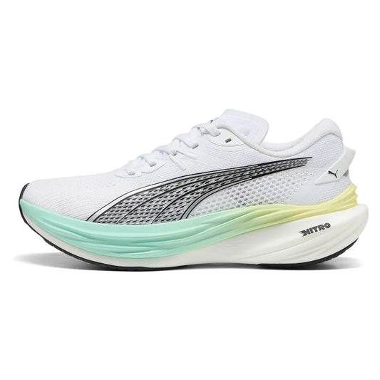 PUMA DEVIATE NITRO 3 Womens (White/Mint Melt)