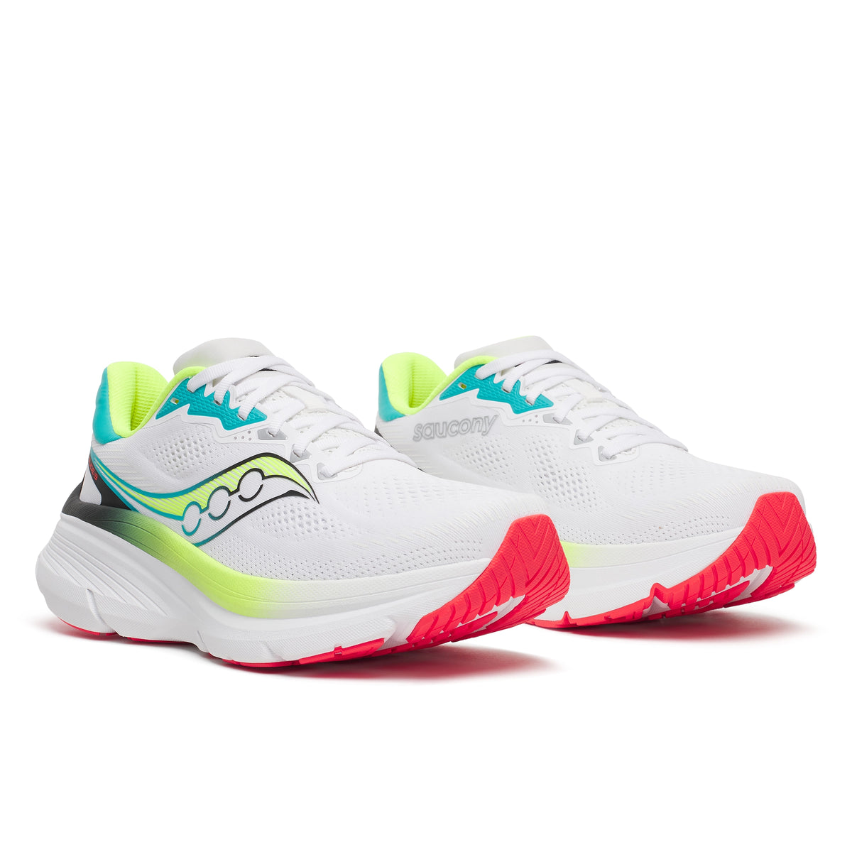 SAUCONY Guide 19 Mens (White/Citron)